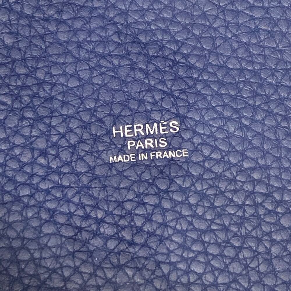 Hermès Picotin Lock Eclat PM/16 Handbag Blue Brighton Capucine - Picture 12 of 16